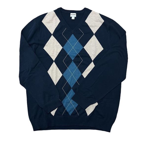 Old Navy Liz Claiborne Lot of 3 Argyle Sweaters - Picture 2 of 8